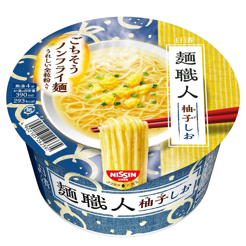 닛신 면장인 유자소금맛 라멘 컵라면 76g X 12팩
