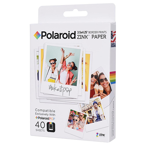 폴라로이드 팝 징크 카메라 인화지 필름 40매 Polaroid POP